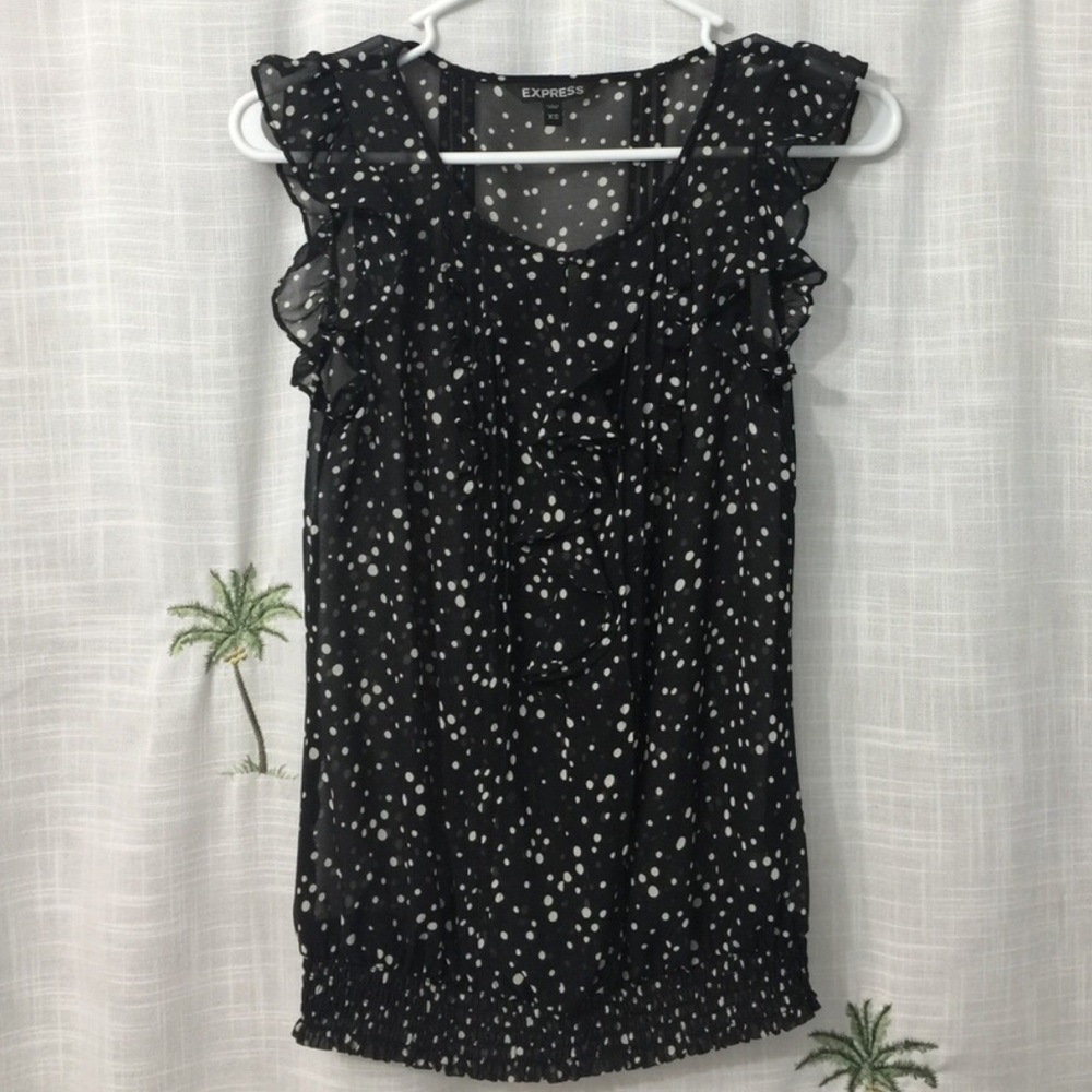 Express Polka dot blouse